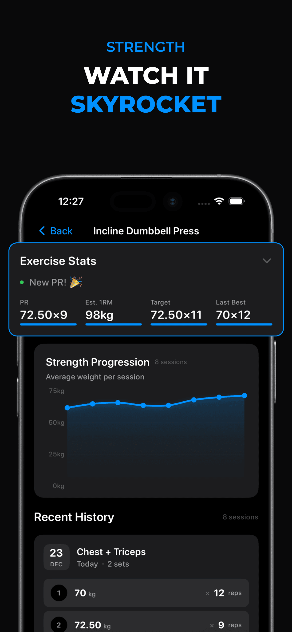 PROGRESS · Repify feature preview