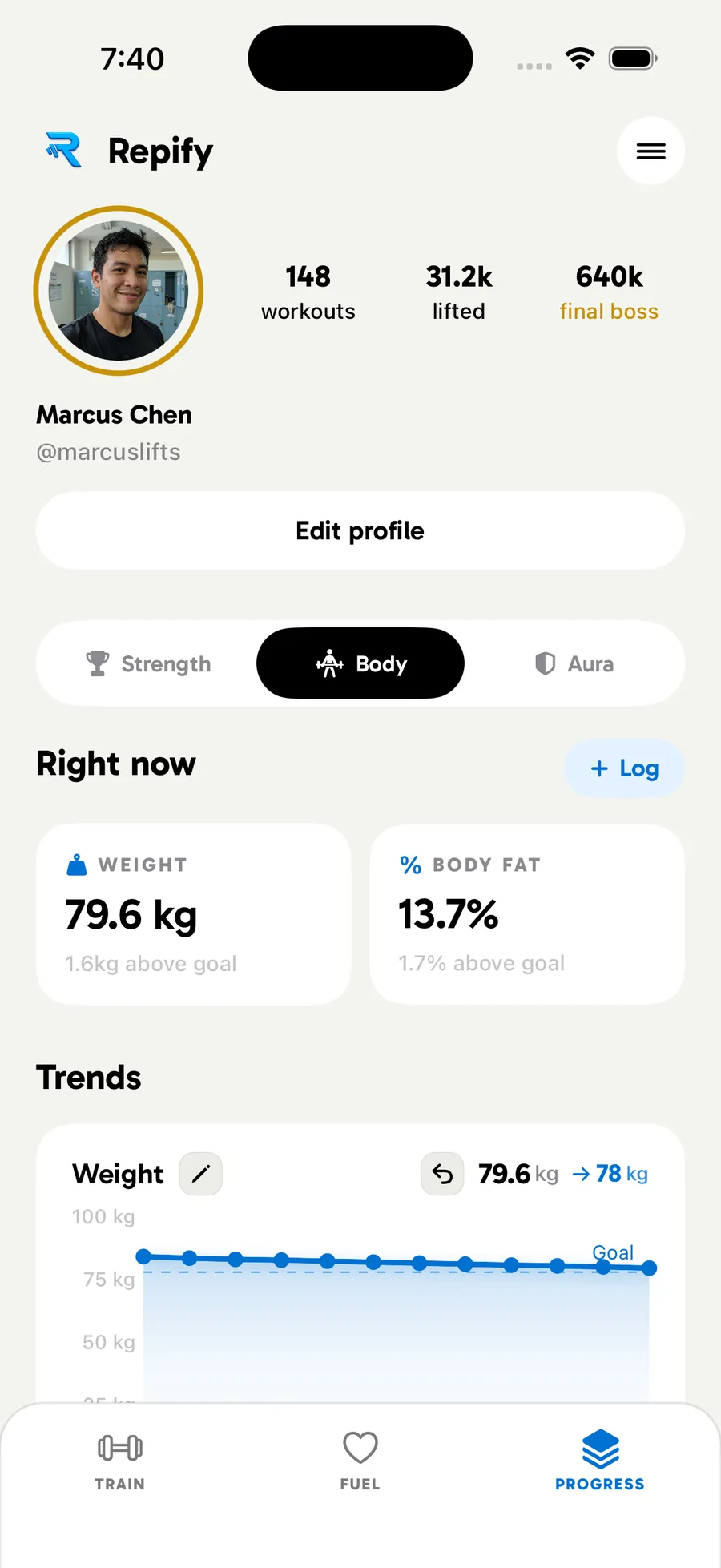 Repify screen 8
